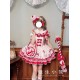 Twin Bears Take A Bite Of Cake White&Red JSK and Salopette(2nd Pre-Order/Full Payment Without Shipping)